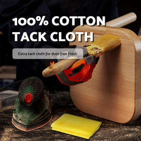 12-hole dust extraction pattern for cleaner sanding with Black and Decker sander