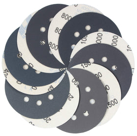 S&F STEAD & FAST 5-inch sanding disc 400 grit close-up for automotive prep.