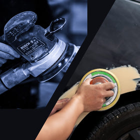 Stead Fast 5-inch disc 400-grit delivers refined finishes on metal or wood.