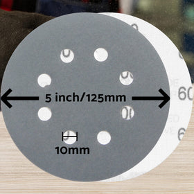 S&F STEAD & FAST 5-inch sanding disc 600 grit close-up for fine finishing.