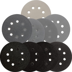 Stead Fast 5-inch disc 80-grit for rapid material removal on wood and metal.