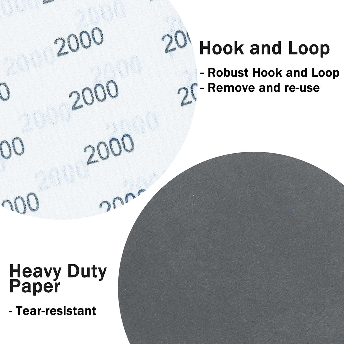 S&F STEAD & FAST 6-inch sanding discs 3000 grit closeup for ultra-smooth surfaces