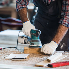 S&F STEAD & FAST wet-dry sanding discs in use for clean finishes