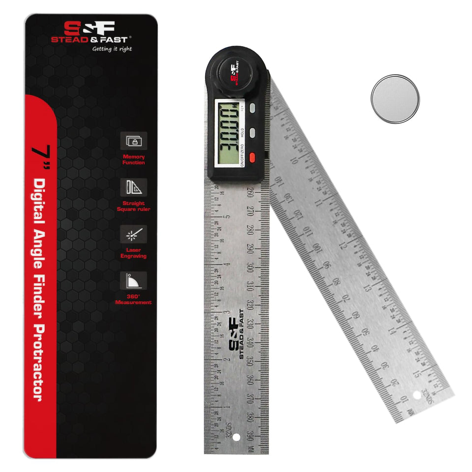 S&F Stead & FAST angle finder front view for precise on-site measuring