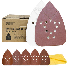 S&F Stead & Fast Black Decker mouse sanding pads 60 grit for precise wood finishing