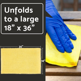 Anti-static Stead & Fast Tack Cloth removes lint and dust