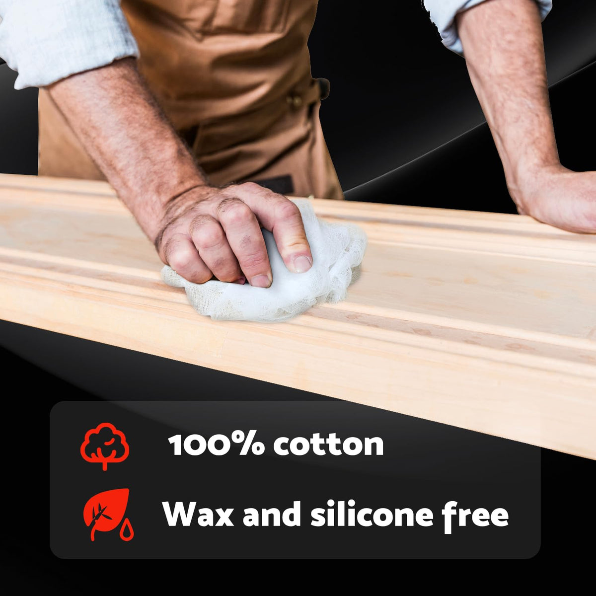 S&F Stead & Fast tack cloths anti static design clears dust residue.