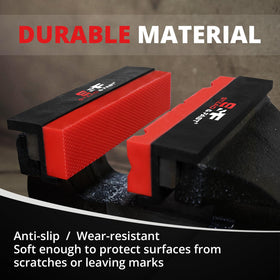 Stead & Fast TPU material delivers soft touch without marks.