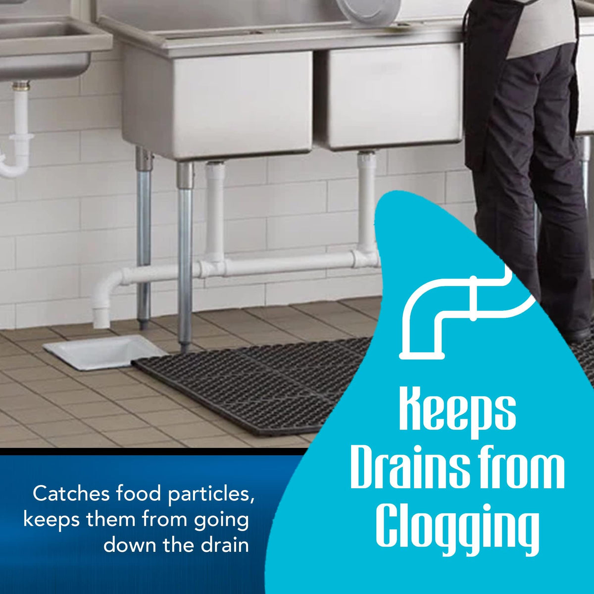 STEADYKLEEN install-ready drain cover drops in quickly for fast setup