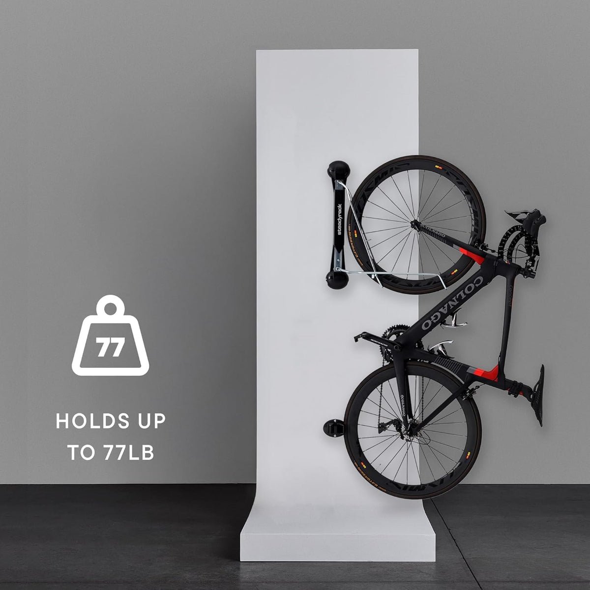 Steadyrack ideal for garages, apartments, and homes.