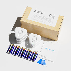 STECHRO 5-pack packaged box and included accessories for setup