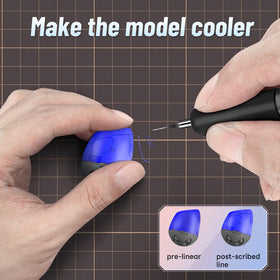 Stedi Scriber Chisel includes cap for safe storage