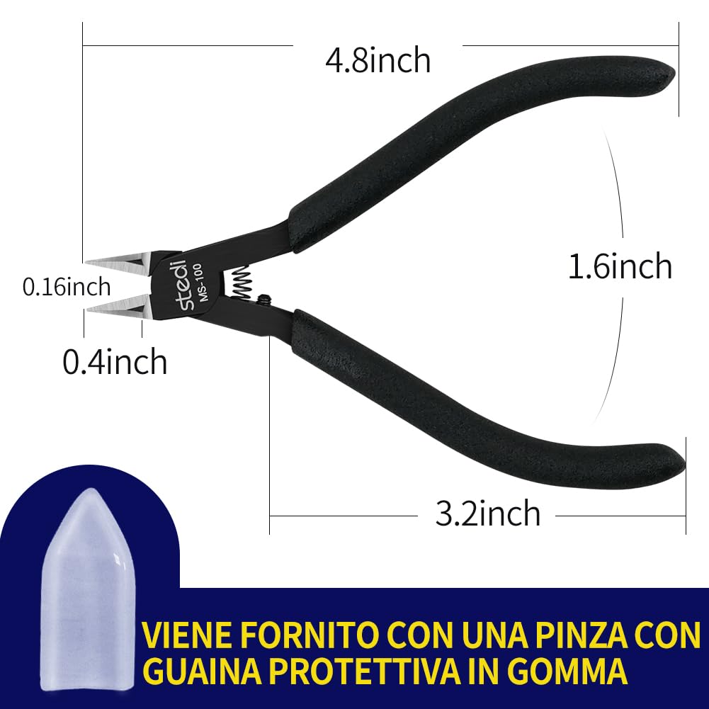Stedi Nipper ergonomic non-slip handles for comfortable grip during long builds