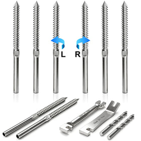 Steel DN Mate 100Pack with DM50 wrench for quick deck railing install