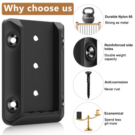 Steel DN Mate anti crack nylon bracket showcases durable rail connection.
