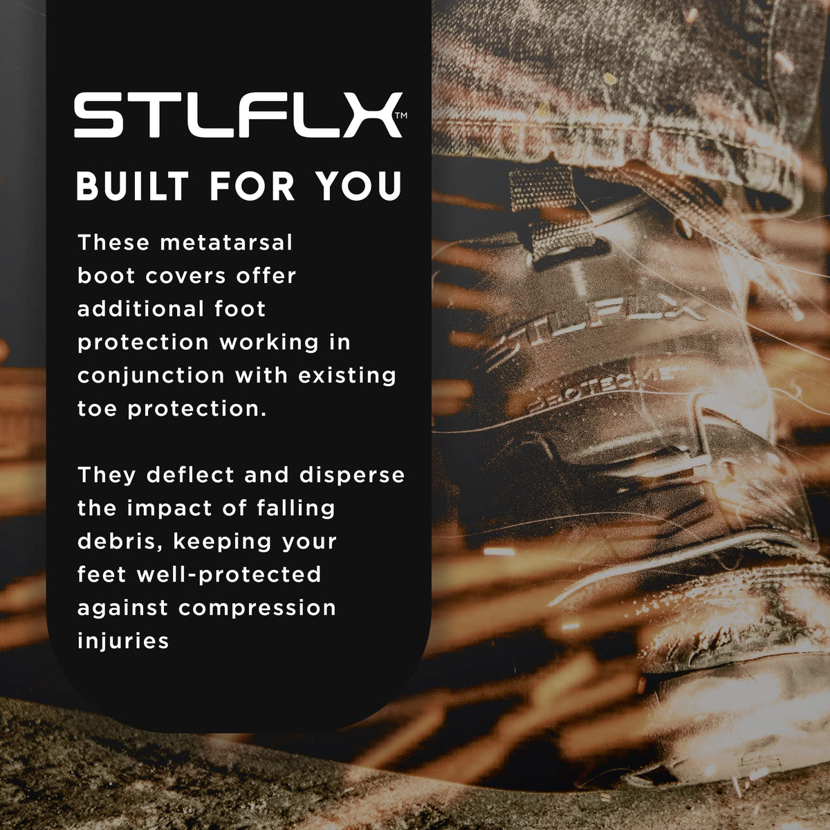 Steel-Flex MetGUARDZ injection-moulded nylon guard delivers durable protection.