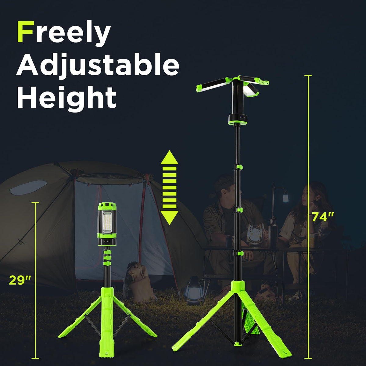 Steelite light with magnetic base attaches to metal surfaces for quick use.
