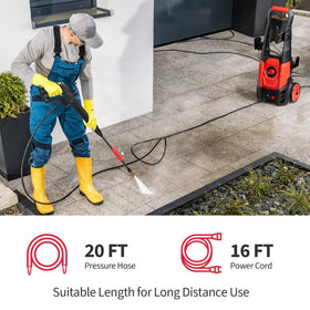 Steelite foam cannon attachment creates dense foam for quick dirt lifting.