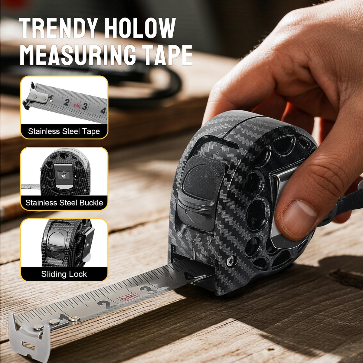 Steelite rugged ABS shell guards against impacts in busy workshops.