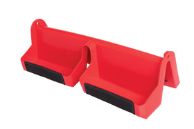 Steelman gutter guard ladder stabilizer front view showing slip resistance and gutter protection