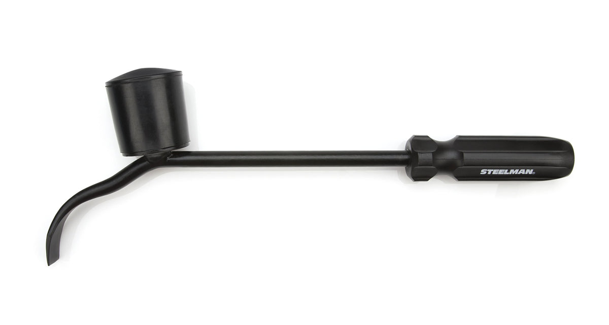 Steelman hubcap remover tool demonstrates precise hub cap removal