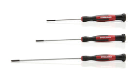 Steelman screwdriver set with magnetic tips for tiny screws