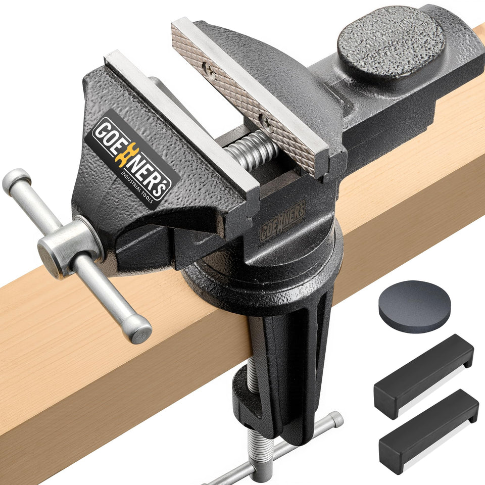 Steinbruecke table vise with 3.2-inch jaw for woodworking tasks