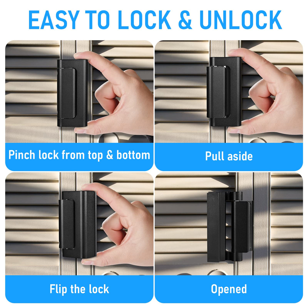 Steinwhale 3Pack installed on inward-swinging door for added protection.