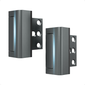 Steinwhale door reinforcement lock front view showing rugged metal construction.