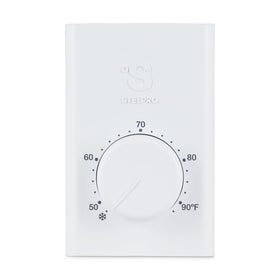 Stelpro SWT1F thermostat on a baseboard heater for steady comfort