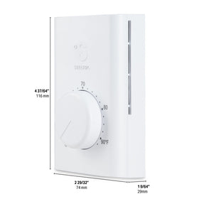 Two-wire installation shown for quick upgrades