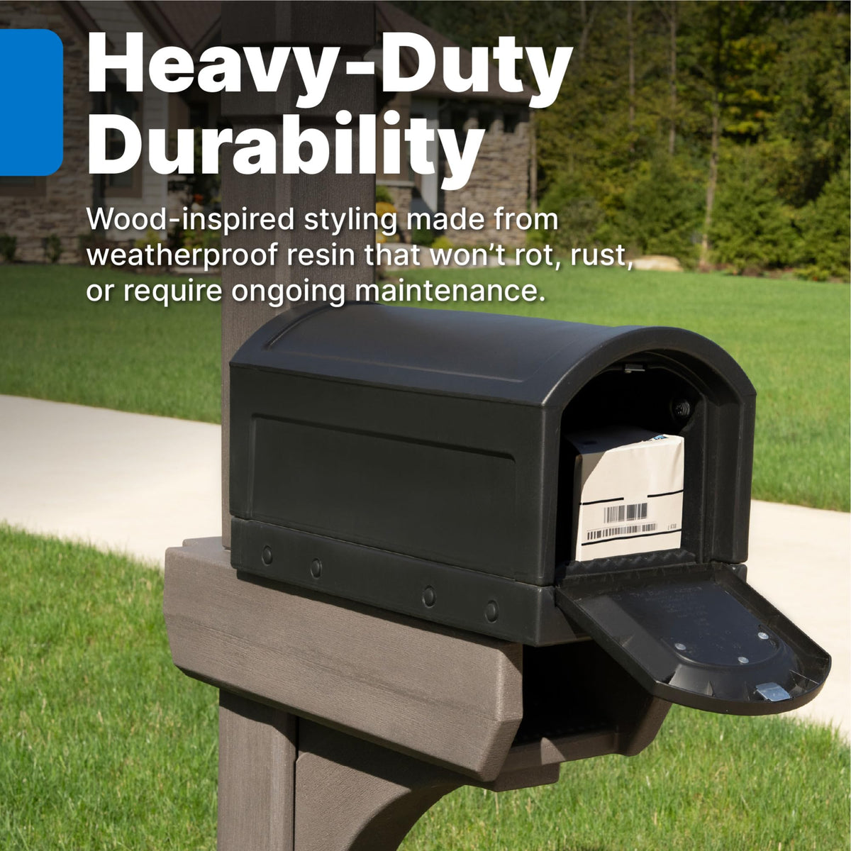 Step2 Lakewood magnetic door closure keeps mail secure in all weather