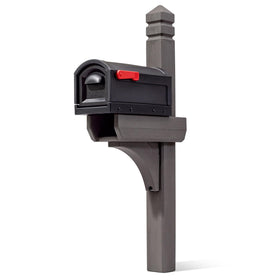 Step2 Lakewood mailbox on a sturdy post showcasing curb appeal and weather-resistant design