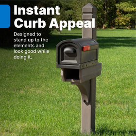 Step2 Lakewood post with included mounting hardware demonstrates easy installation