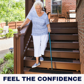 STEPCORE stair treads 30in-6in on porches and ramps.