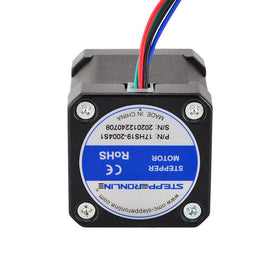 STEPPERONLINE Nema 17 four-wire pins simplify wiring and integration