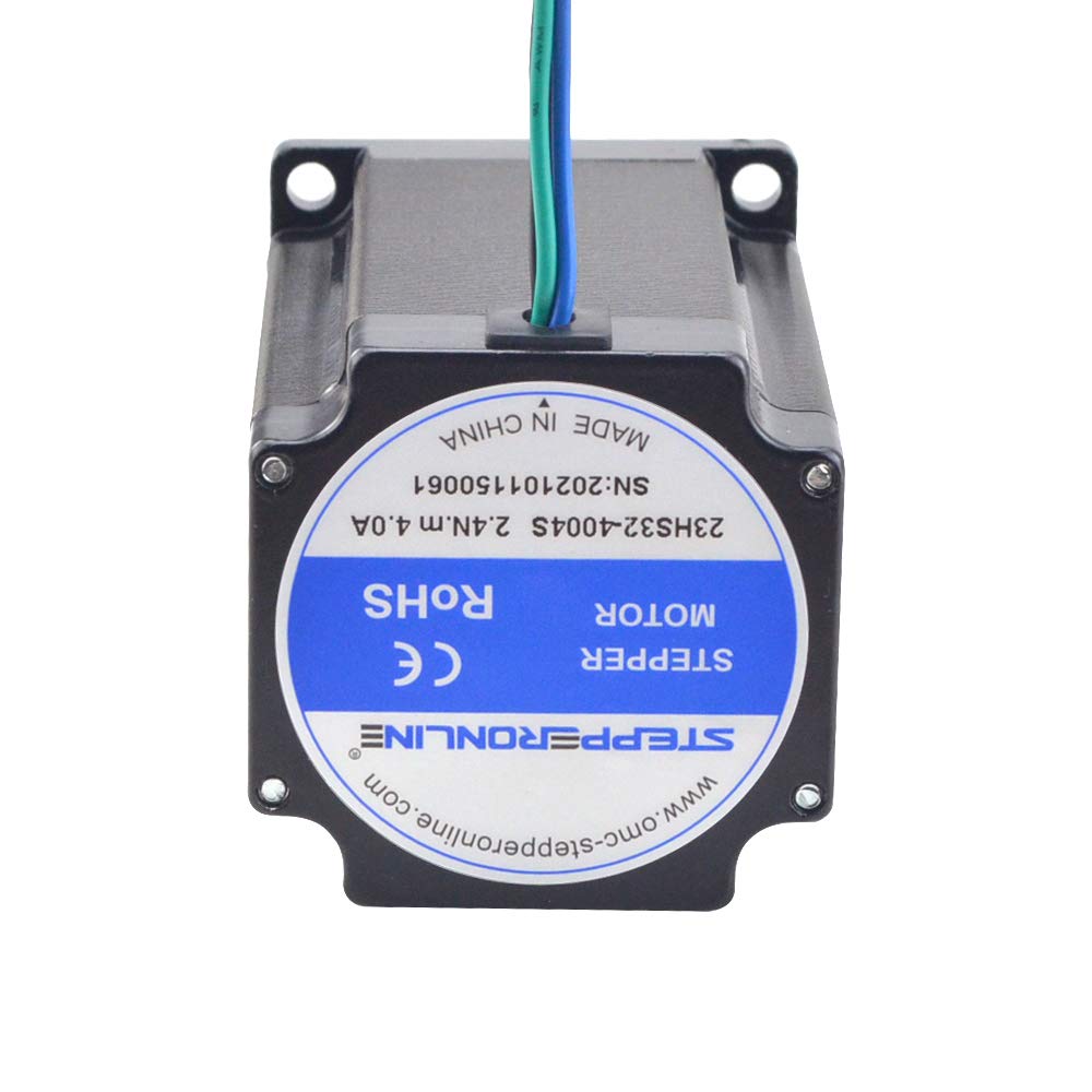 StepperOnline Nema23 dimensions 57x57mm fit into compact enclosures.