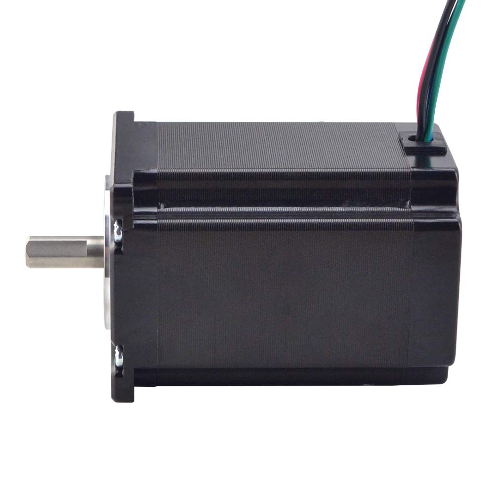StepperOnline Nema23 four-lead wiring enables straightforward driver connections.