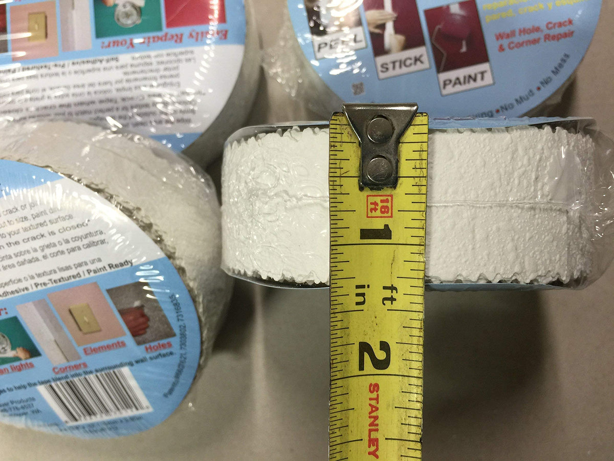 Stepsaver paint-ready tape enables quick plaster and drywall touch-ups.