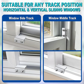 STERGDE locks with keys and spacers for flexible placement.