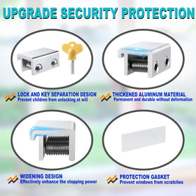 STERGDE protective washers prevent scratches during window operation.