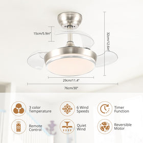 STERREN cool white 6500K LED brightness supports focus and clarity.