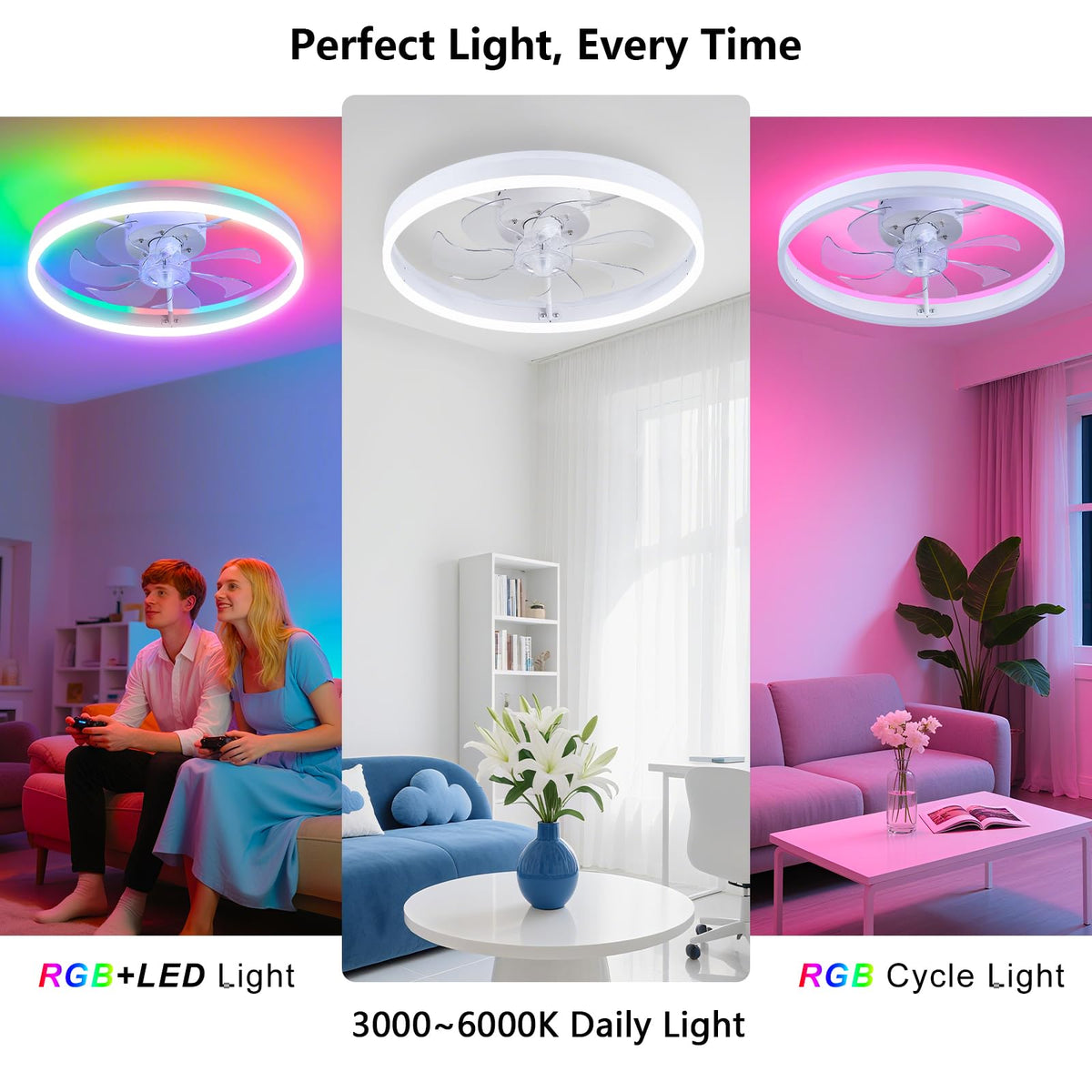 STERREN dimmable LED color-temperature 3000K-6000K supports tasks and ambience.