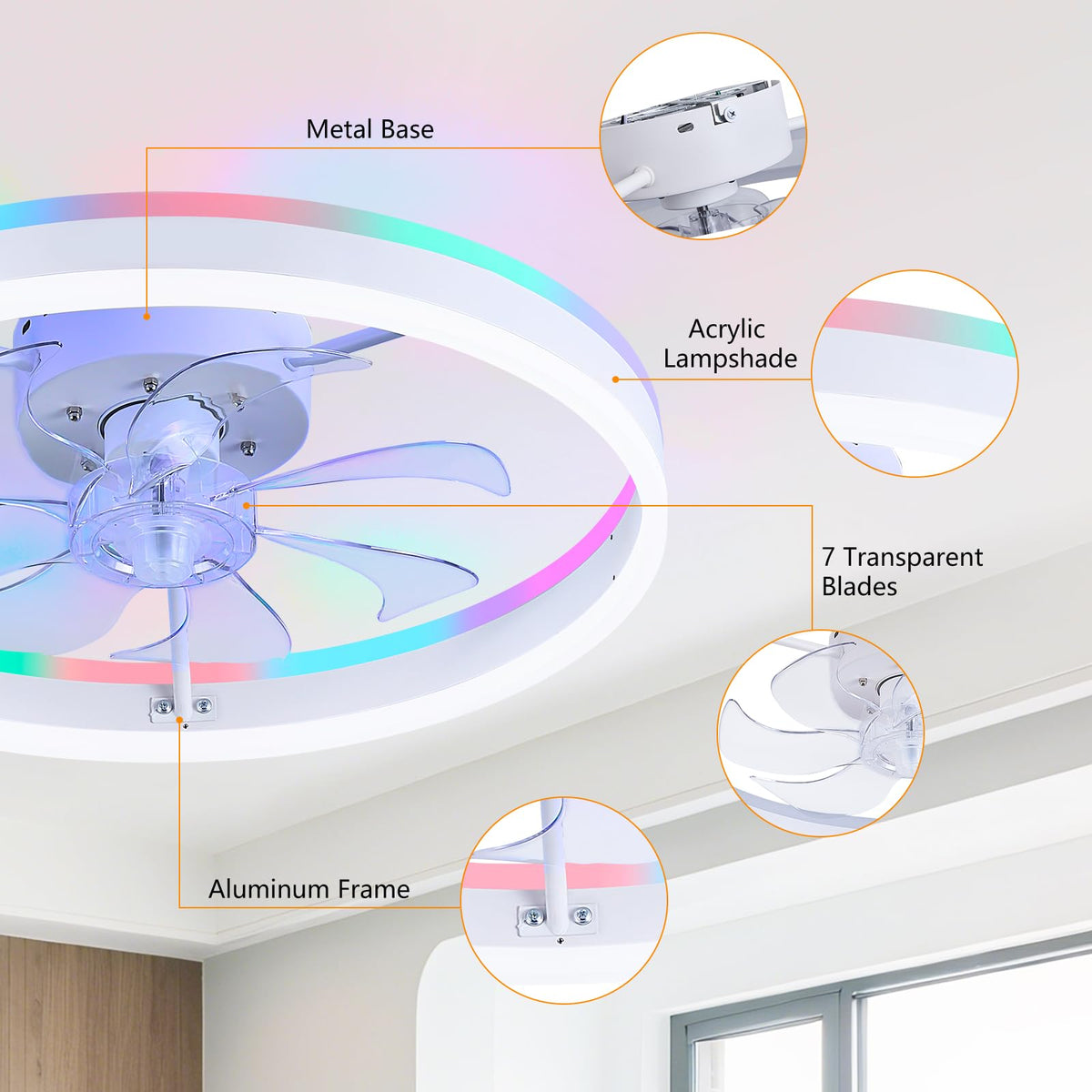 STERREN easy-install low-profile mount enables quick setup and clean aesthetics.