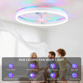 STERREN smart fandelier app control enables convenient remote setup.
