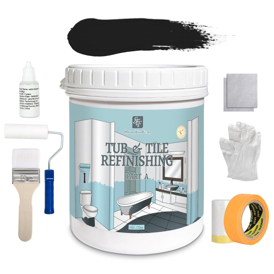 STF ShangTianFeng 32oz refinishing kit box for easy bathroom upgrade.