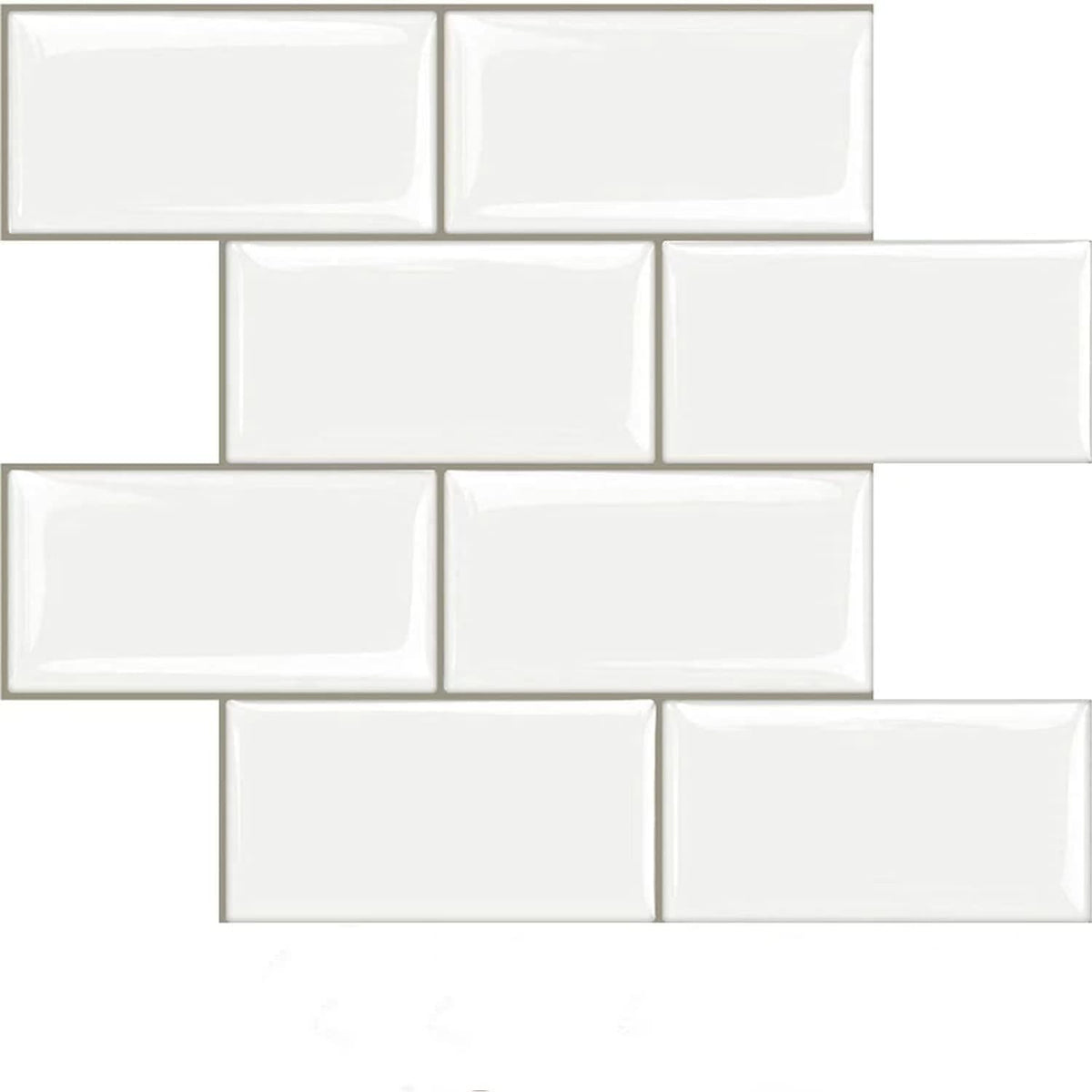 STICKGOO 10-sheet subway tile pack, quick and mess-free backsplash update.