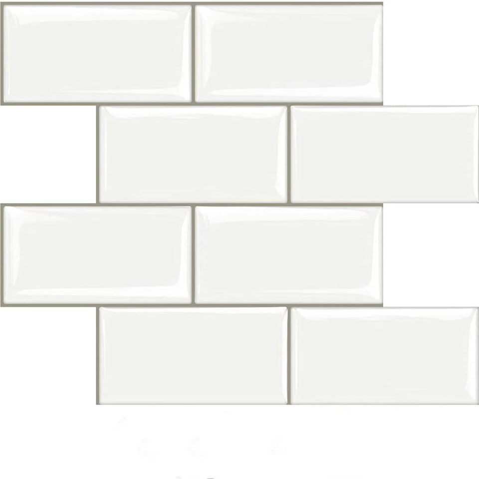 STICKGOO 10-sheet subway tile pack, quick and mess-free backsplash update.