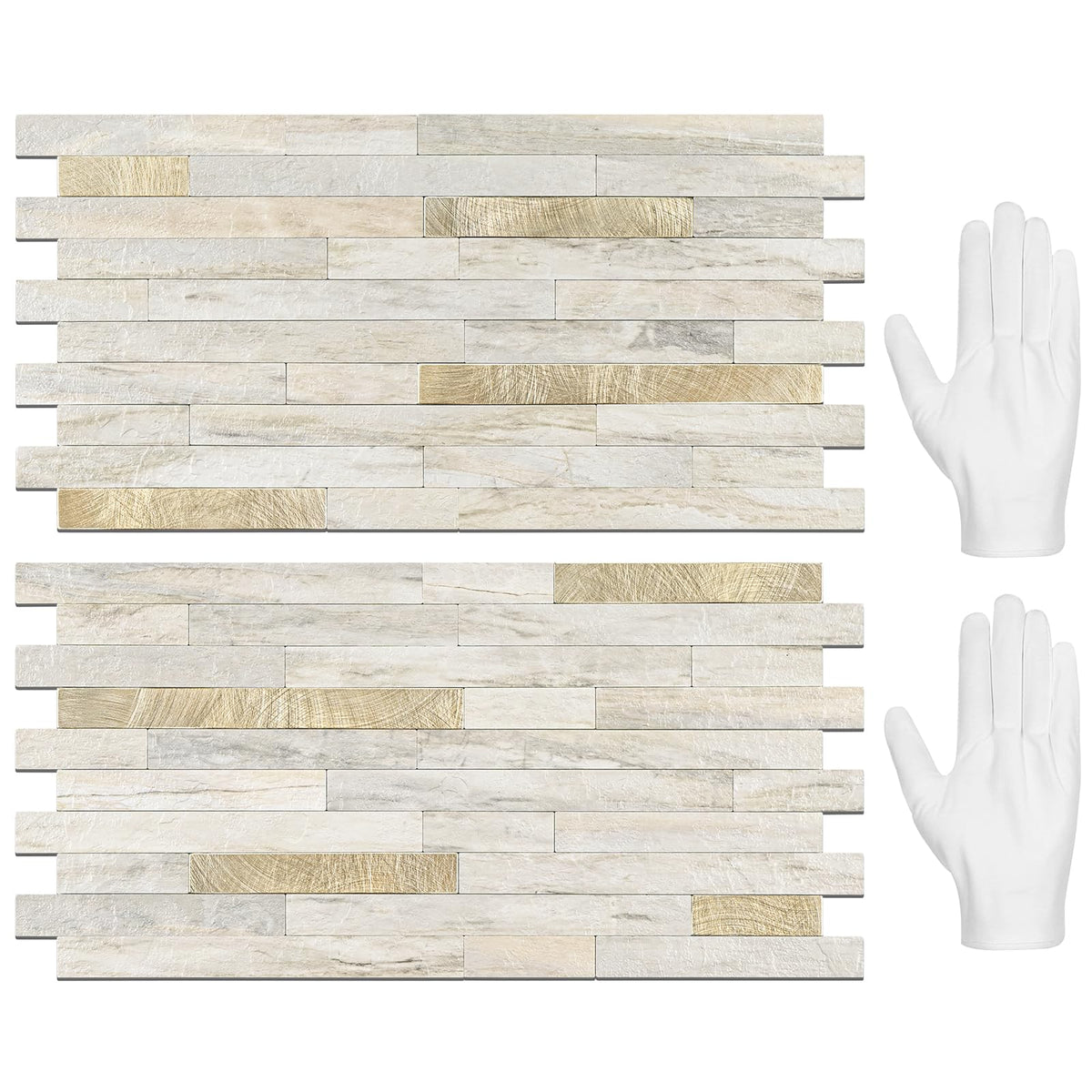 STICKGOO 20-sheets backsplash tiles for fast kitchen upgrade with mess-free installation.