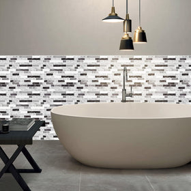 STICKGOO easy peel-and-stick installation with no grout.